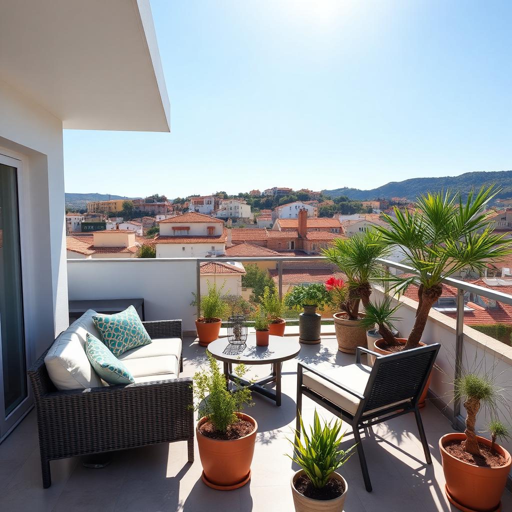 Visita virtual en Cerdanyola. Tres dormitorios, terraza, garaje.